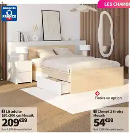 Conforama Mosaik Lit adulte offre