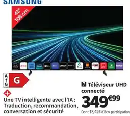 Conforama SAMSUNG Téléviseur UHD connecté offre