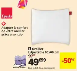 Conforama Epeda Oreiller L'Ajustable offre
