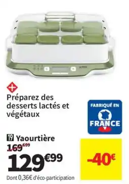 Conforama Yaourtière offre
