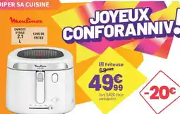 Conforama Moulinex friteuse offre
