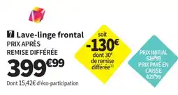 Conforama Lave-linge frontal offre