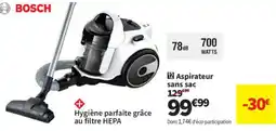 Conforama BOSCH Aspirateur sans sac offre