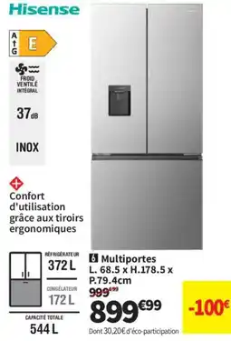 Conforama Hisense Multiportes offre