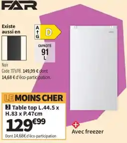 Conforama FAR Table top offre
