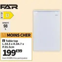 Conforama FAR Table top offre