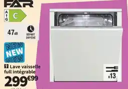 Conforama FAR Lave vaisselle full intégrable offre