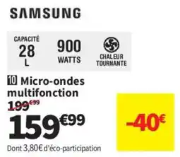 Conforama SAMSUNG Micro-ondes multifonction offre