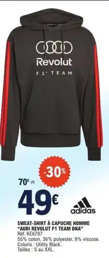 E.Leclerc Adidas sweat-shirt à capuche homme offre