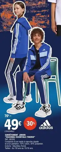 E.Leclerc adidas SURVÊTEMENT JUNIOR offre