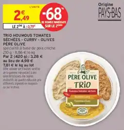 Intermarché PÈRE OLIVE TRIO offre