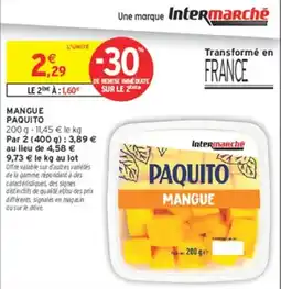 Intermarché PAQUITO MANGUE offre