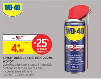 WD-40 SPRAY DOUBLE POSITION