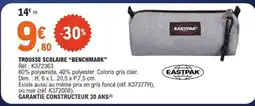 E.Leclerc Eastpak trousse scolaire "benchmark" offre