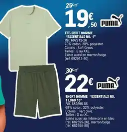 E.Leclerc PUMA TEE-SHIRT HOMME offre
