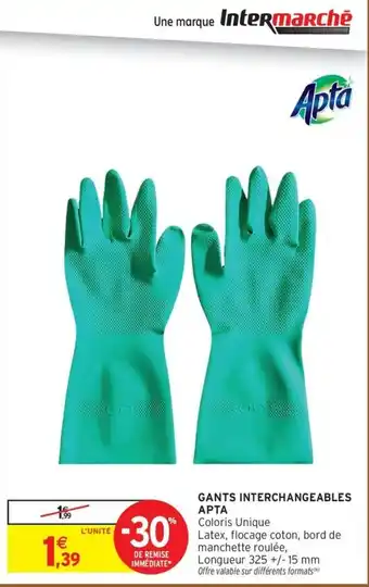 Apta Gants interchangeables