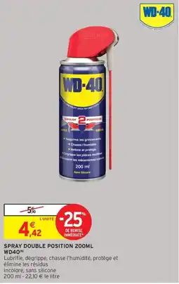 Intermarché Express WD-40 SPRAY DOUBLE POSITION offre