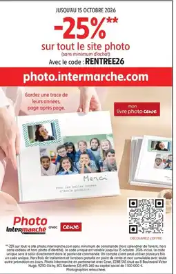 Intermarché Express cewe livre photo offre