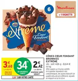 Intermarché Hyper Nestlé Cœurs Fondants Brownies Extreme offre