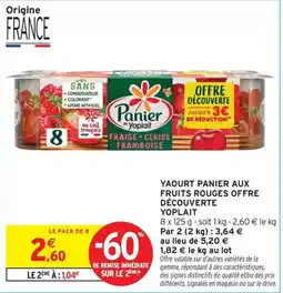 Intermarché Express Yoplait Panier offre
