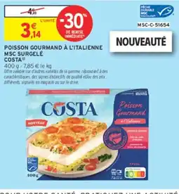 Intermarché Hyper COSTA Poisson Gourmand à l'italienne offre