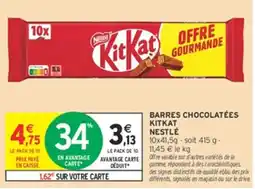 Intermarché KitKat Nestlé offre