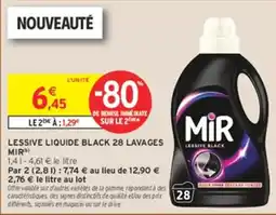 Intermarché Hyper MIR Lessive Black offre