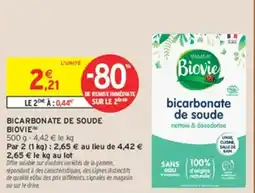Intermarché Hyper Biovie bicarbonate de soude offre