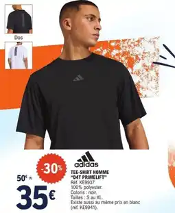 E.Leclerc adidas TEE-SHIRT HOMME offre