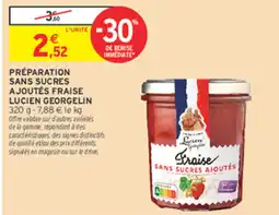 Intermarché LUCIEN GEORGELIN Fraise offre