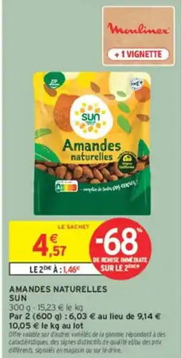 Intermarché Sun Amandes naturelles offre