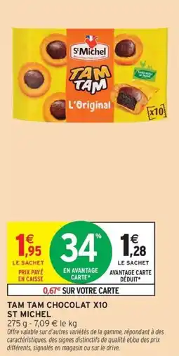 Intermarché Express ST MICHEL TAM TAM CHOCOLAT offre