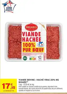 Intermarché Express BIGARD VIAND HACHÉE offre
