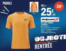 E.Leclerc Bullpadel TEE-SHIRT HOMME "CEREZAL" offre