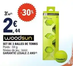 E.Leclerc woodsun balle de tennis offre