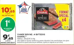 Intermarché Hyper CHARAL 4 BIFTECKS offre