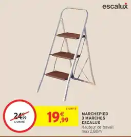 Intermarché Hyper ESCALUX Marchepied 3 marches offre