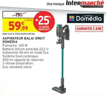 Domédia Aspirateur balai droit