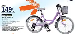 E.Leclerc woodsun VÉLO DE VILLE FILLE 20" offre