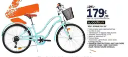 E.Leclerc woodsun VÉLO DE VILLE FILLE 24" offre