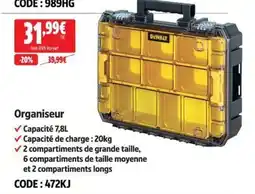 Screwfix DEWALT Organiseur offre