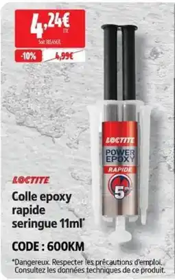Screwfix LOCTITE Colle epoxy rapide offre