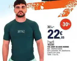 E.Leclerc METAL TEE-SHIRT DE BOXE HOMME offre