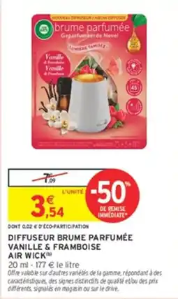 Intermarché Hyper AIR WICK DIFFUSEUR BRUME PARFUMÉE offre