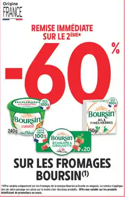 Intermarché Hyper Boursin fromage offre