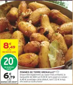 Intermarché Hyper Pommes de terre grenaille offre