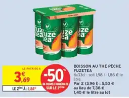 Intermarché Hyper Fuzetea Boisson au thé pêche offre