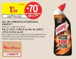 Intermarché Harpic Gel WC Power Plus Original offre