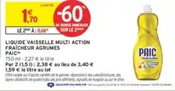 Intermarché PAIC LIQUIDE VAISSELLE MULTI ACTION offre