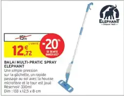 Intermarché ELEPHANT BALAI MULTI-PRATIC SPRAY offre